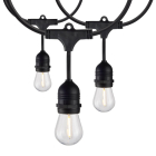 SATCO|NUVO 60' Indoor/Outdoor LED String Light - S14 Lamps Included - 2200K - 120V