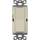 Lutron Claro Single-Pole Switch - 15A - Clay