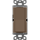 Lutron Claro Single-Pole Switch - 15A - Espresso