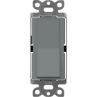 Lutron Claro Single-Pole Switch - 15A - Slate