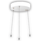Westgate Adjustable 10' 1/16I" Triple-Cable Suspension Canopy Kit With Keyhole End Connectors - Power And Non-Power Canopies