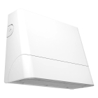 RAB SLIM22 Small LED Adjustable Wall Pack - Battery Backup - Photocell - 30 | 40 | 50 | 60W - CCT Selectable - 120-277V - White