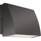 RAB 57W Slim Cutoff LED Wall Pack - 277V Swivel Photocell - 4000K - 3,893 Lumens - 120-277V - Bronze