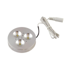 DiodeLED 3W Triant 2 LED Puck Light - 5000K - 399 Lumens - 12-24V - Aluminum