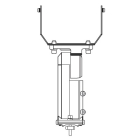 NSL Pole Mount for 50W Mini LED Flood Lights