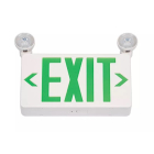 Chloride Value+ Economy Grade LED Exit Emergency Combo Unit - Remote Capable - Green Letters