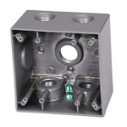 Westgate Two-Gang Deep Weatherproof Box - 1/2