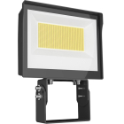 RAB 105W X17 LED Flood Light - Trunnion Mount - Photocell - CCT Selectable - 14,129 Lumens - 120-277V - Bronze