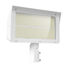 RAB X22 LED Flood Light - 160 | 190 | 220 | 250W - Wattage & CCT Selectable - Dual Mount - Photocell - 120-277V - White