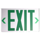 Westgate Edge-Lit Exit Sign Double Face Panel Only For Single Face Conversion Green Letters