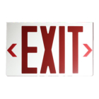 Westgate Edge-Lit Exit Sign Double Face Panel Only For Single Face Conversion Red Letters