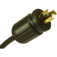 277V Twist Lock Plug with 96" Cord - Field Install