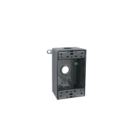 RAB Weatherproof Single Outlet Box - (3) 3/4"