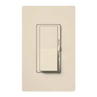 Lutron Diva Reverse-Phase ELV Dimmer - Single-Pole / 3-Way - Light Almond