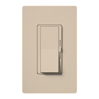 Lutron Diva Dimmer - Single-Pole - 1000W Max - Taupe