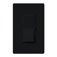 Lutron Diva Quiet Fan-Speed Control and Light Switch - Single Pole - Midnight