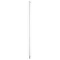 Oxygen Lighting 18" Fan Downrod - White