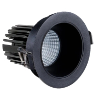 Westgate LRD 3" LED Winged Recessed Downlight - Open Trim - 10W - CCT Selectable - 700 Lumens - 120V - All Black