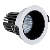 Westgate LRD 3" LED Winged Recessed Downlight - Open Trim - 10W - CCT Selectable - 700 Lumens - 120V - Black