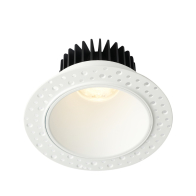 Lotus 4" Round Deep Regressed LED Downlight - 15W - White Reflector - Trimless - Dim to Warm / 3K-2K - 900 Lumens - 120V