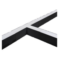 Sylvania T-Connector for Linear Slot Fixture - 100% Downlight - Black