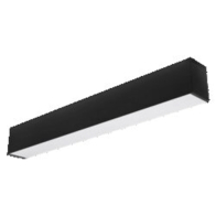 Sylvania 24" 24W LED Linear Slot Fixture - Wall Mount - Up + Down Light - CCT Selectable - 2,400 Lumens - 120-347V - Black
