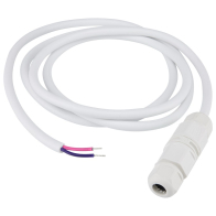 SATCO|NUVO Whip Connector - 5.5FT - IP68 Rated - White - 0-10V Dimming