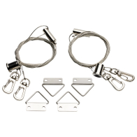 SATCO|NUVO 48" Suspension Kit for 2x2 LED Backlit Flat Panel Fixtures