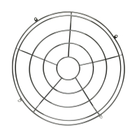 SATCO|NUVO Protective Wire Guard for 200W & 240W Gen 2 UFO LED High Bay Fixtures