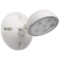 SATCO|NUVO Remote Emergency Light - Low-Voltage Backup - Single Head - White - Wet Location Rated