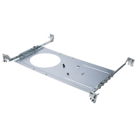 SATCO|NUVO New Construction Mounting Plate with Hanger Bars for 6" Recessed Downlights: Up to 6.25" hole diameter