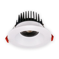 Lotus 4" Round Recessed High Output LED Downlight - 15W - Dim To Warm / 3K-18K - 1,050 Lumens - 120V - White