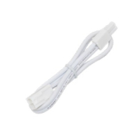 American Lighting 12" Linking Cable - 18 AWG Wire w/ Male/Female Connectors - White