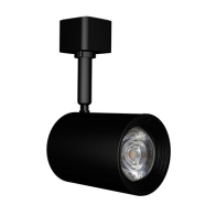 Green Creative Atom LED Track Head - 11.5W - 3500K - 35° Beam Angle - 120V - Juno Adapter - Black