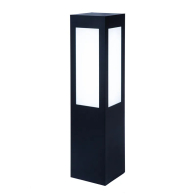 Westgate BOL 26" Square LED Long Lens Bollard - 10 | 18 | 25W - CCT Selectable - 120-277V - Black