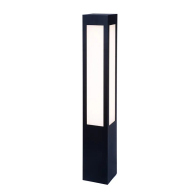 Westgate BOL 40" Square LED Long Lens Bollard - 10 | 18 | 25W - CCT Selectable - 120-277V - Black