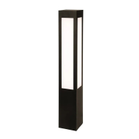 Westgate BOL 40" Square LED Long Lens Bollard - 10 | 18 | 25W - CCT Selectable - 120-277V - Bronze