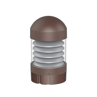 Westgate BOL G2 LED Bollard Head - Dome Top - 14 | 19 | 24W - CCT Selectable - 120-277V - Bronze