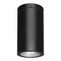 RAB CD34 4" LED Surface / Pendant Mount Cylinder - 12 | 16 | 20W - CCT Selectable - 120-277V - Black
