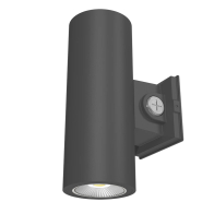 RAB CD34 4" LED Wall Mount Cylinder - Photocell - 12 | 16 | 20W - CCT Selectable - 120-277V - Bronze