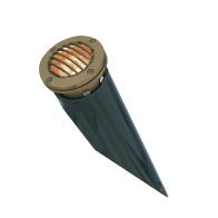 Corona Lighting 5W LED Well Light - 2700K - 350 Lumens - 60 Degrees - 12V - Antique Bronze