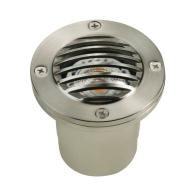Corona Lighting 5W LED Well Light - 2700K - 350 Lumens - 45 Degrees - 12V - Silver