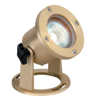 Corona Lighting 5W LED Underwater Light - 2700K - 450 Lumens - 15 Degrees - 12V - Natural Brass