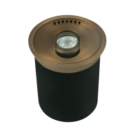 Corona Lighting 3.5W LED Adjustable Well Light - 2700K - 270 Lumens - 60 Degrees - 12V - Antique Bronze