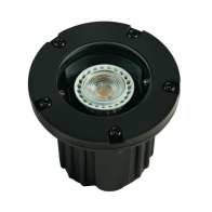Corona Lighting 5W LED Adjustable Well Light - 2700K - 450 Lumens - 60 Degrees - 12V - Black
