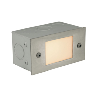Corona Lighting 2W LED Step Light - 2700K - 200 Lumens - 12V - Silver