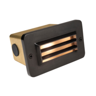 Corona Lighting 2.5W LED Step Light - 2700K - 240 Lumens - 12V - Gun Metal