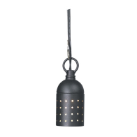 Corona Lighting 2.5W LED Pendant Light - 2.5" Tall - 2700K - 180 Lumens - 12V - Black