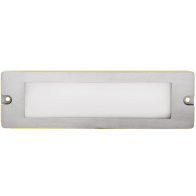 Corona Lighting LED Step Light - 5W - 3000K - 450 Lumens - 12V - Silver Plated