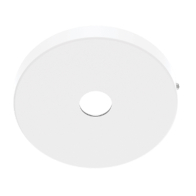 SLG CLS Cylinder 6" Pendant Mount for Recessed J-Box - White